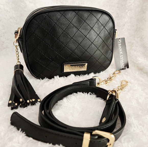 Frank Lyman Design Handbags - Frank Lyman Black Bag Gorgeous Classic NWT Frank Lyman Crossbody Bag